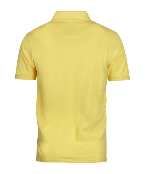 Polo piqué korte mouw | Geel