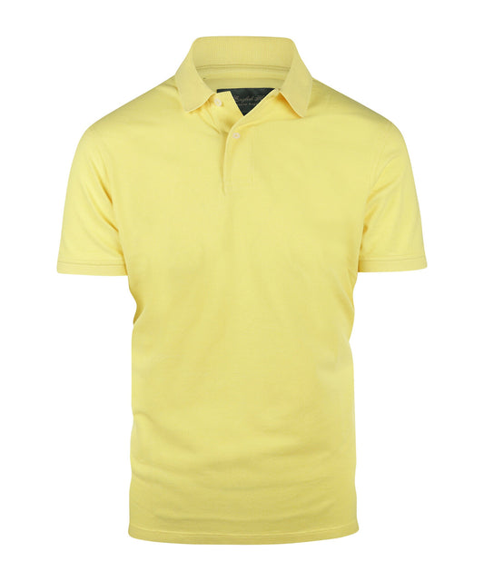Kurzärmeliges Piqué-Poloshirt | Gelb