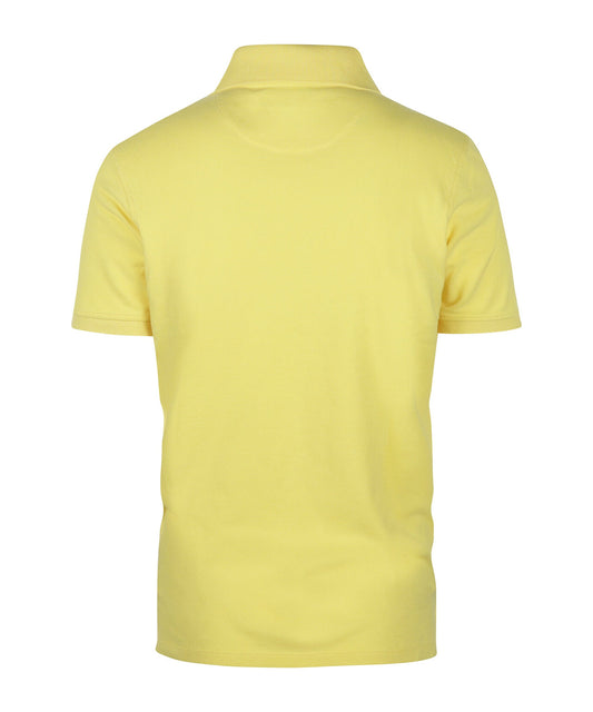Kurzärmeliges Piqué-Poloshirt | Gelb