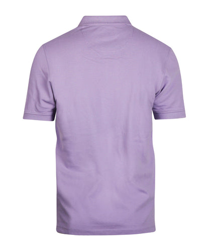 Kurzärmeliges Piqué-Poloshirt | Lila