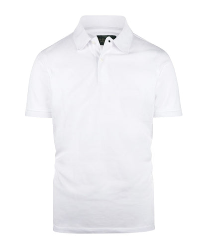 Kurzärmeliges Piqué-Poloshirt | Weiß