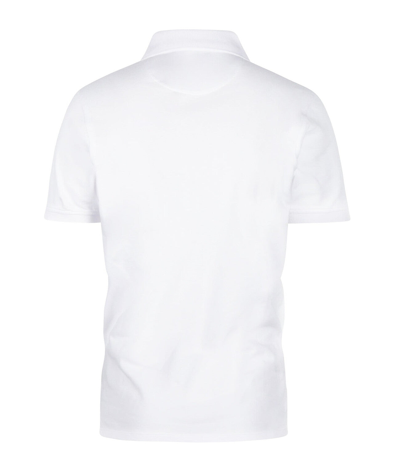 Kurzärmeliges Piqué-Poloshirt | Weiß
