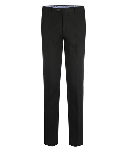 Chino Derby Leinen und Baumwolle | Schwarz