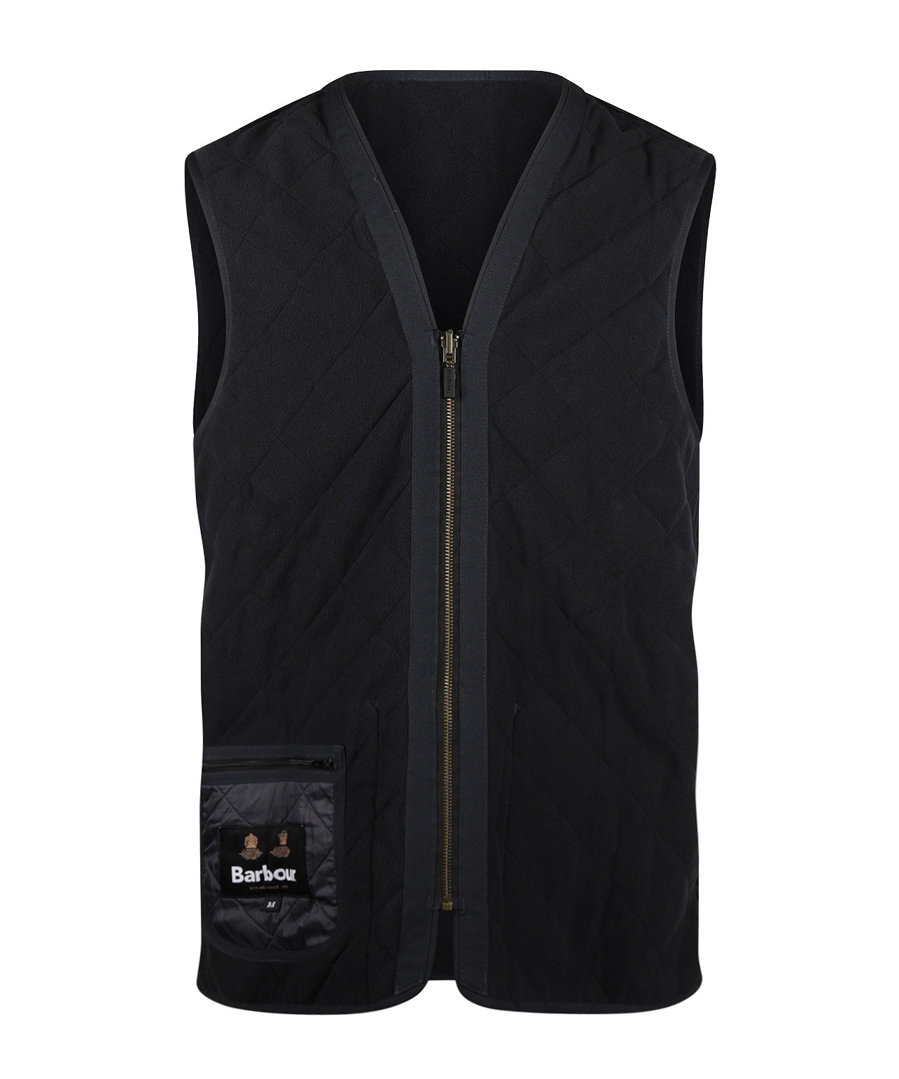 Barbour Polarquilt Zip-in Liner Bodywarmer | Marineblau