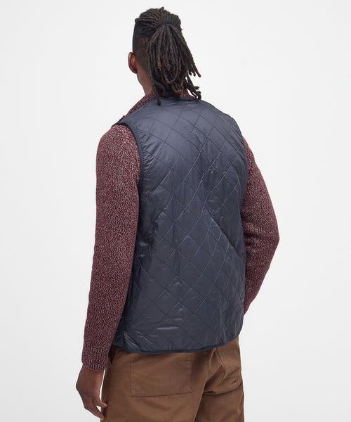Barbour Polarquilt Zip-in Liner Bodywarmer | Navy Blauw