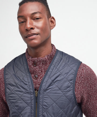 Barbour Polarquilt Zip-in Liner Bodywarmer | Marineblau