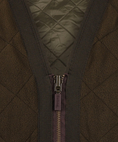Barbour Polarquilt Zip-in Liner Bodywarmer | Oliv