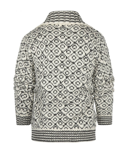 Svalbard-Pullover mit hohem Reißverschluss | Weiß