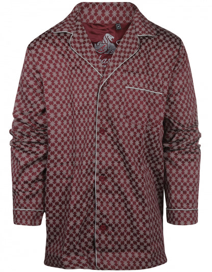 Pyama Katoen | Burgundy design