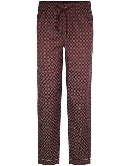 Pyama Katoen | Burgundy design
