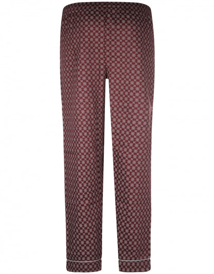 Pyama Katoen | Burgundy design
