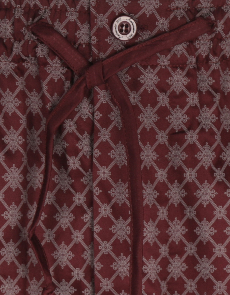 Pyama Katoen | Burgundy design