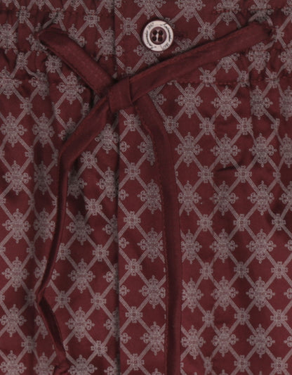 Pyama Katoen | Burgundy design