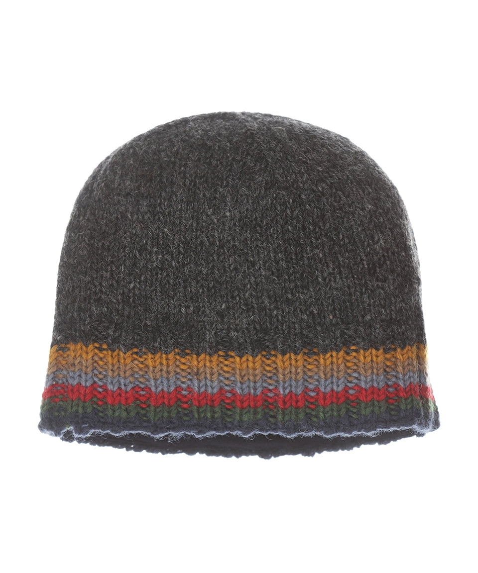 Muts Wol Fleece Lining | Charcoal Multi
