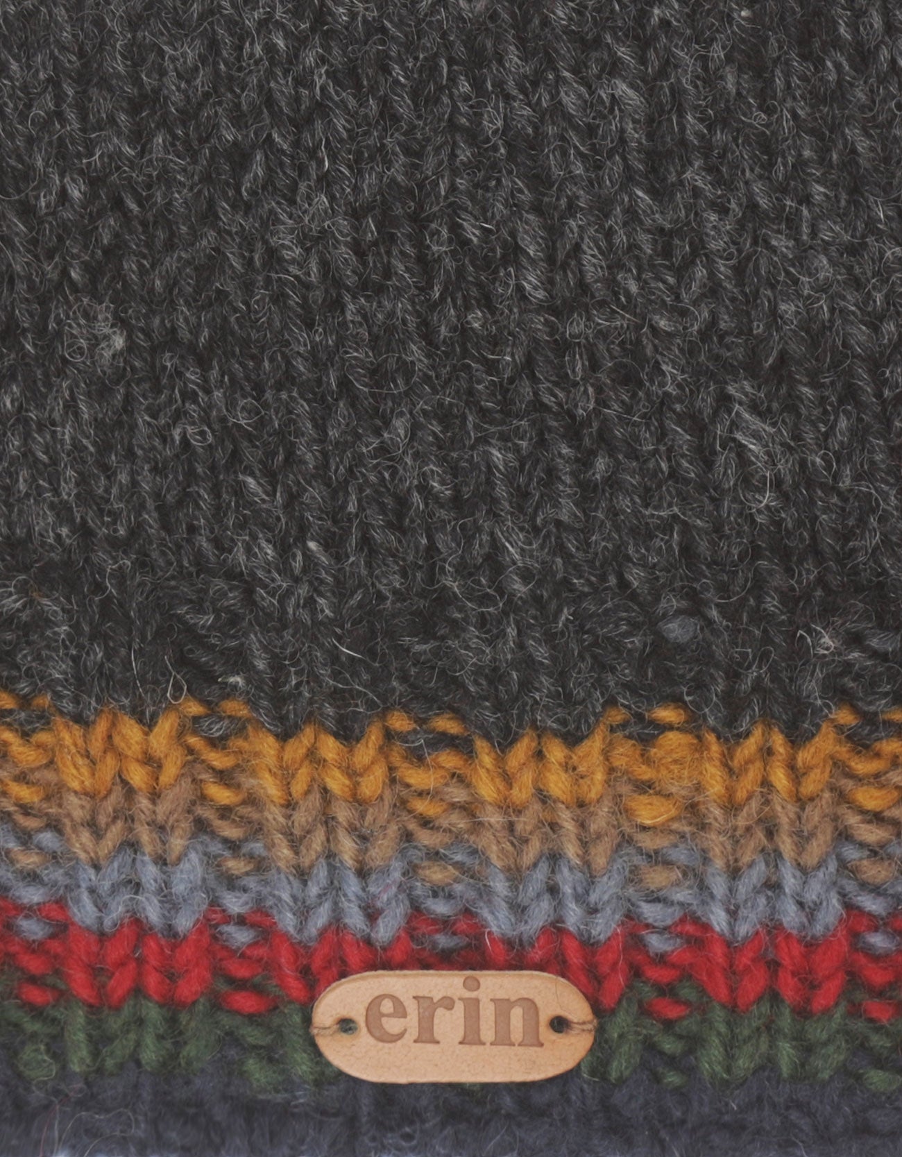 Muts Wol Fleece Lining | Charcoal Multi