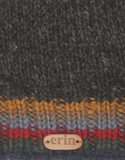 Muts Wol Fleece Lining | Charcoal Multi