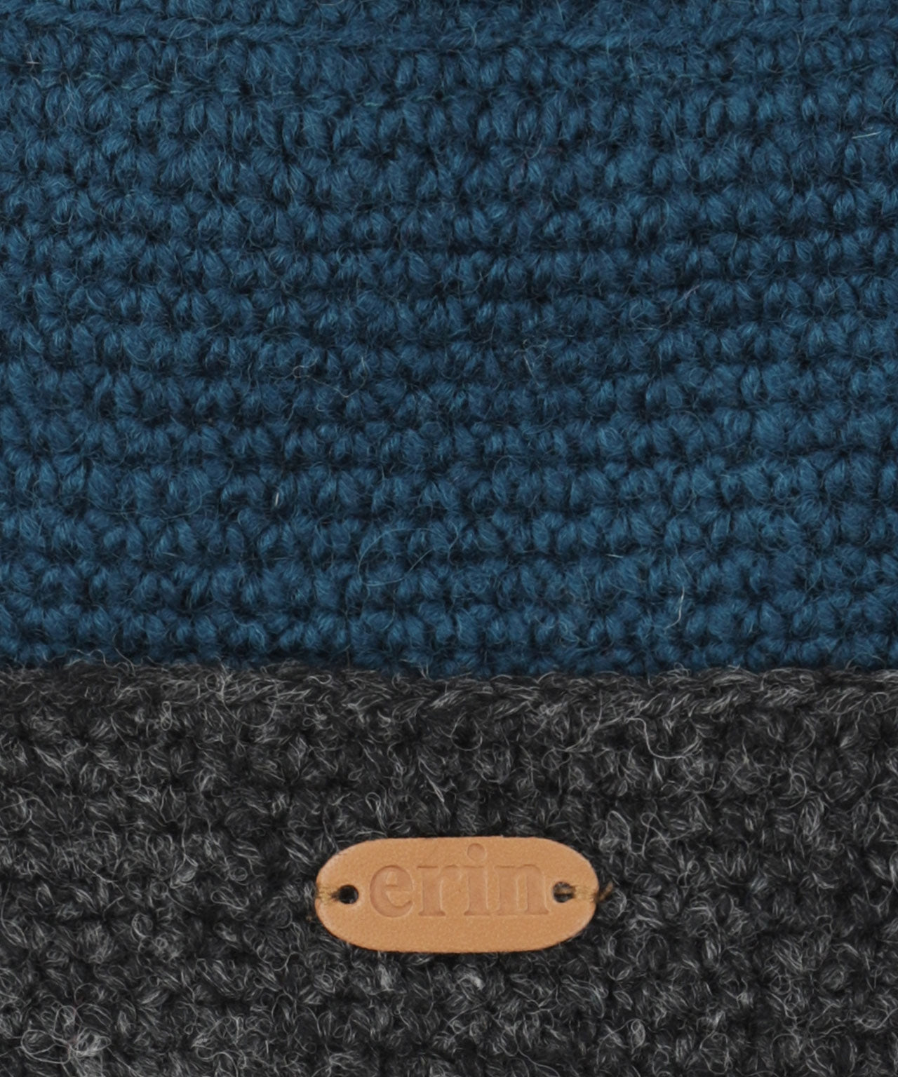Muts Wol Fleece Lining | Blauw Charcoal