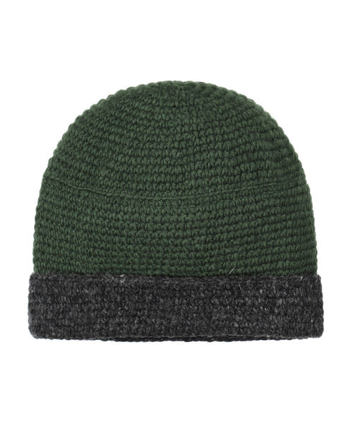 Muts Wol Fleece Lining | Groen