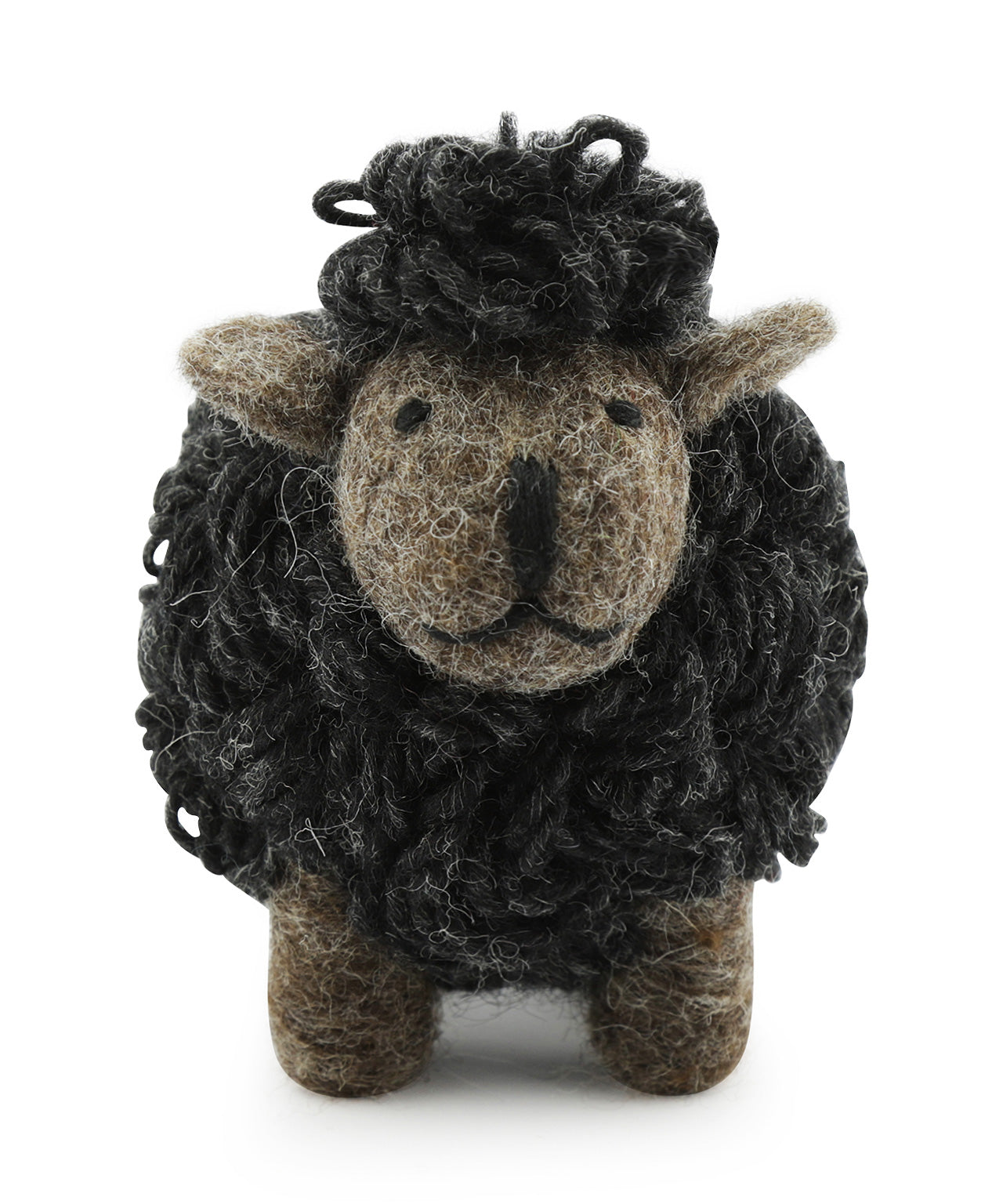 Knitted Sheep Medium | Charcoal