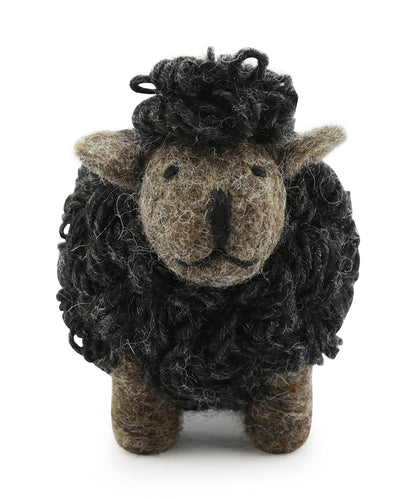 Knitted Sheep Medium | Charcoal
