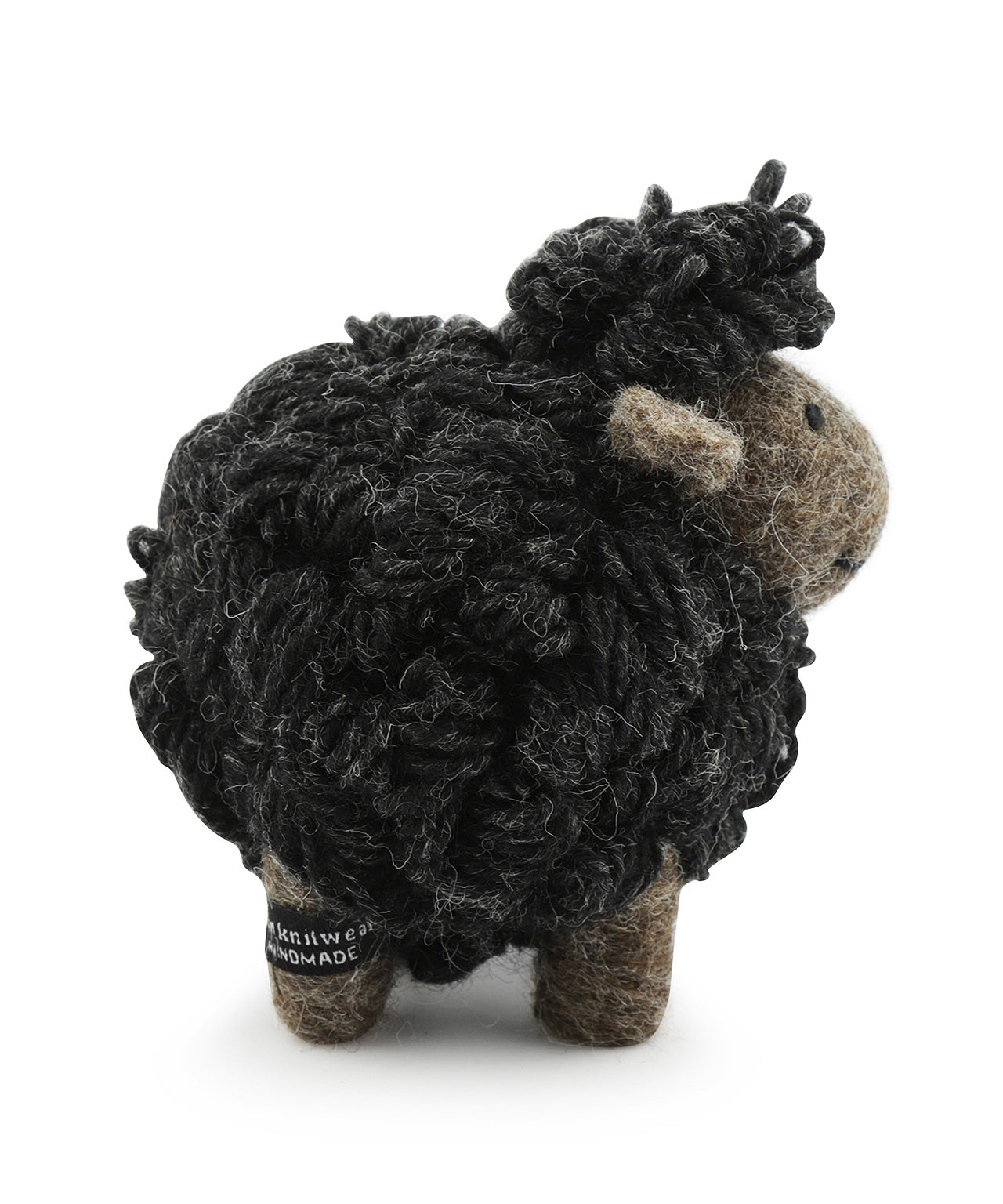 Knitted Sheep Medium | Charcoal