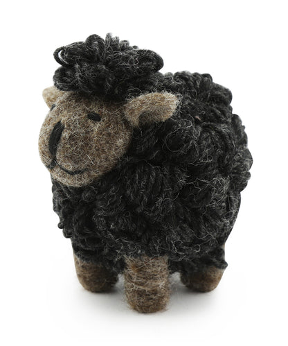 Knitted Sheep Medium | Charcoal