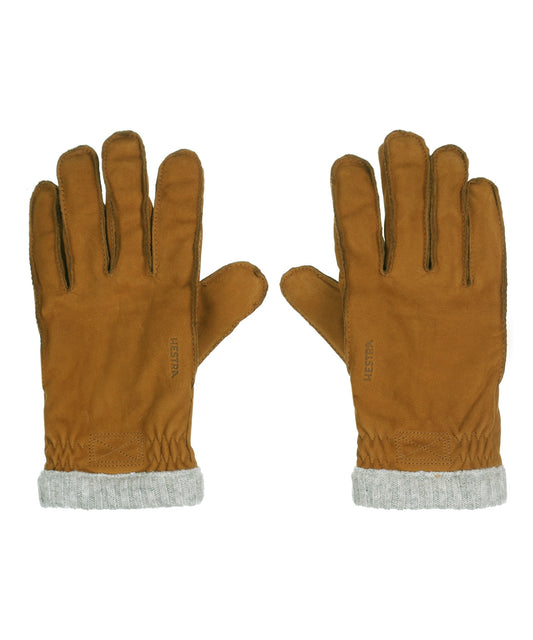 Handschuh aus weichem Nubukleder | Braun