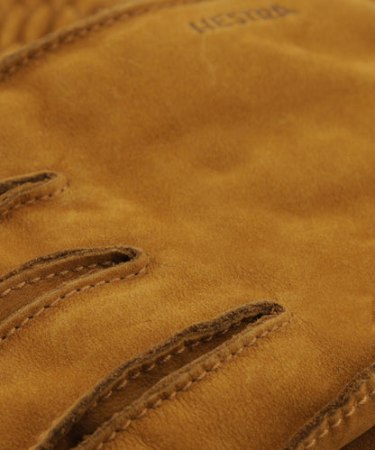 Handschuh aus weichem Nubukleder | Braun