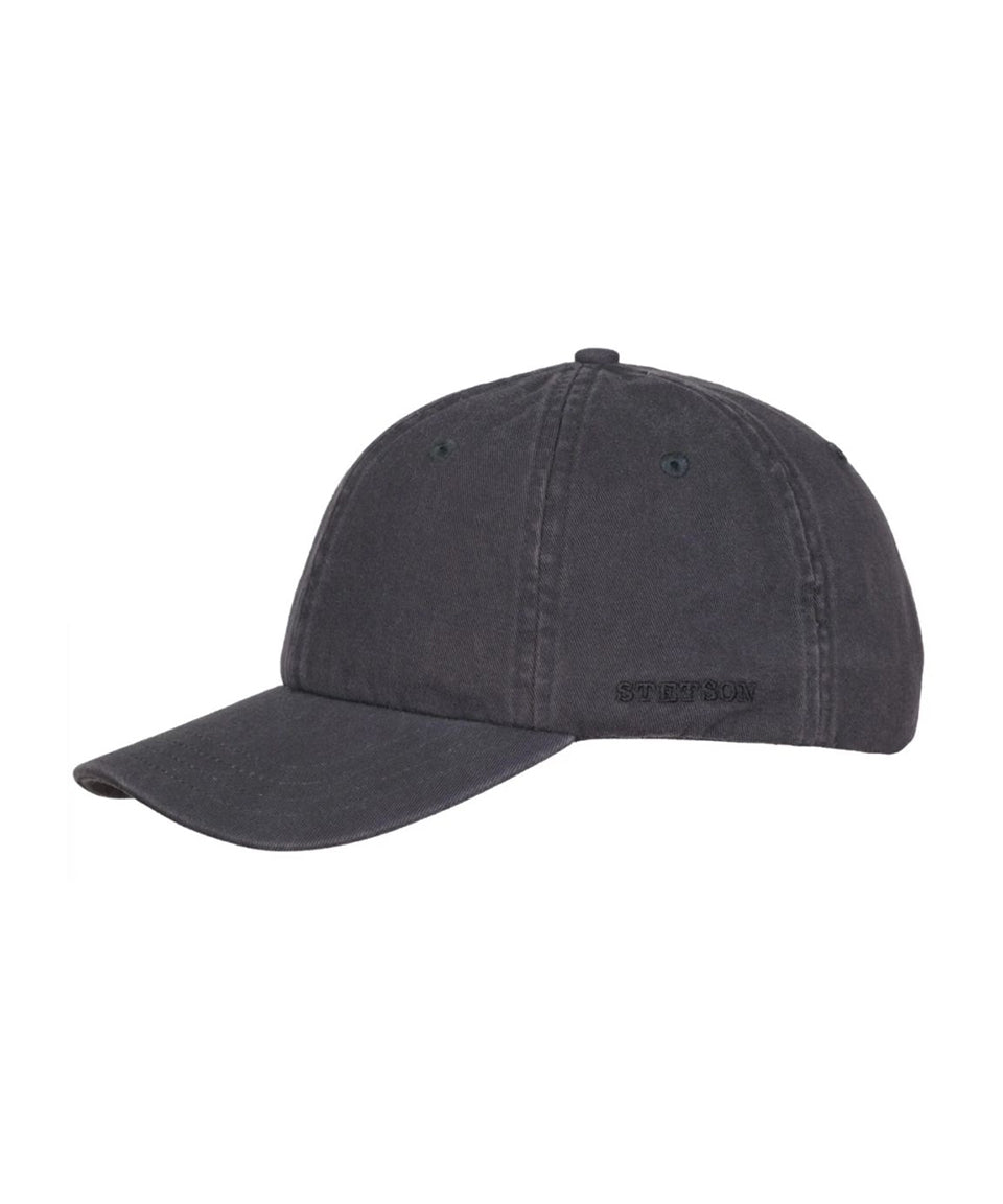 Stetson Baseballkappe aus Baumwolle | Anthrazitgrau