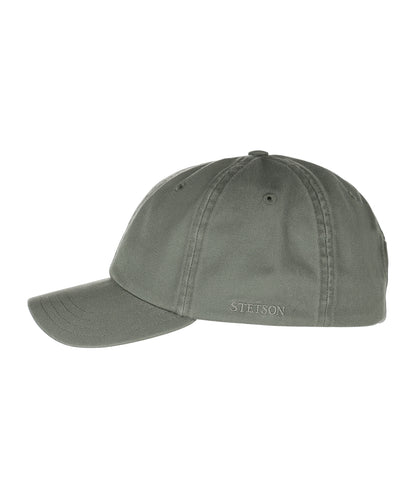 Stetson Baseballkappe aus Baumwolle | Olivgrün