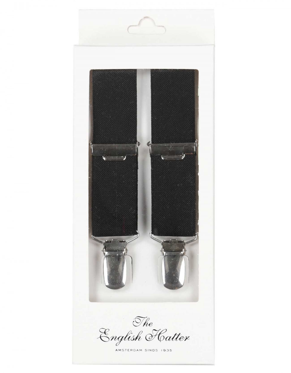 Schmale Zahnspange mit Clips | Schwarz