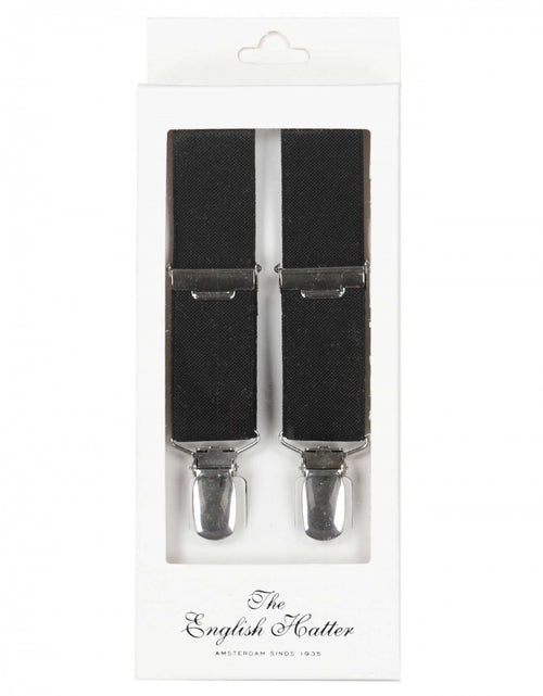 Smalle Bretels met clips | Zwart