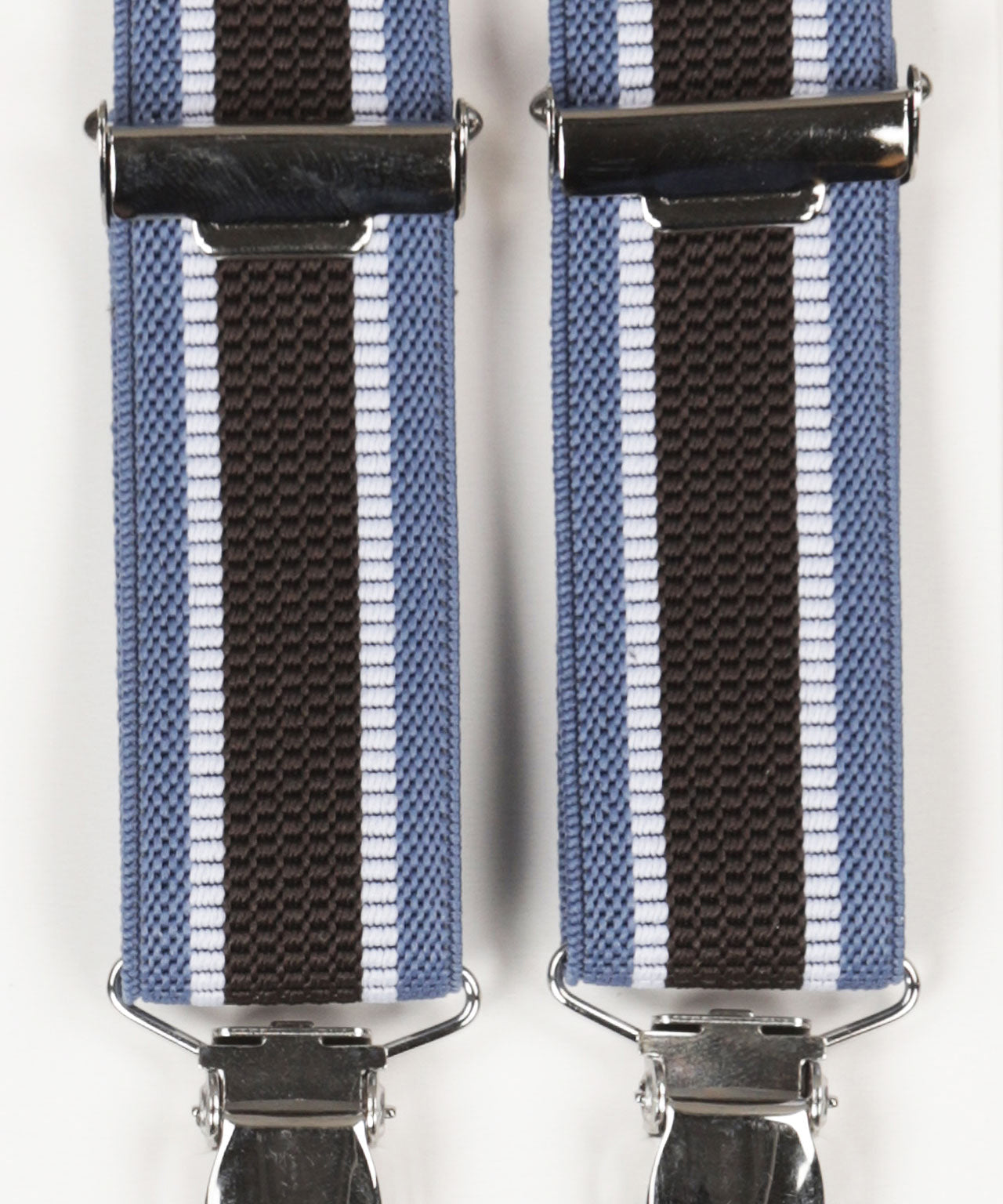 Narrow Braces with Clips | Blue