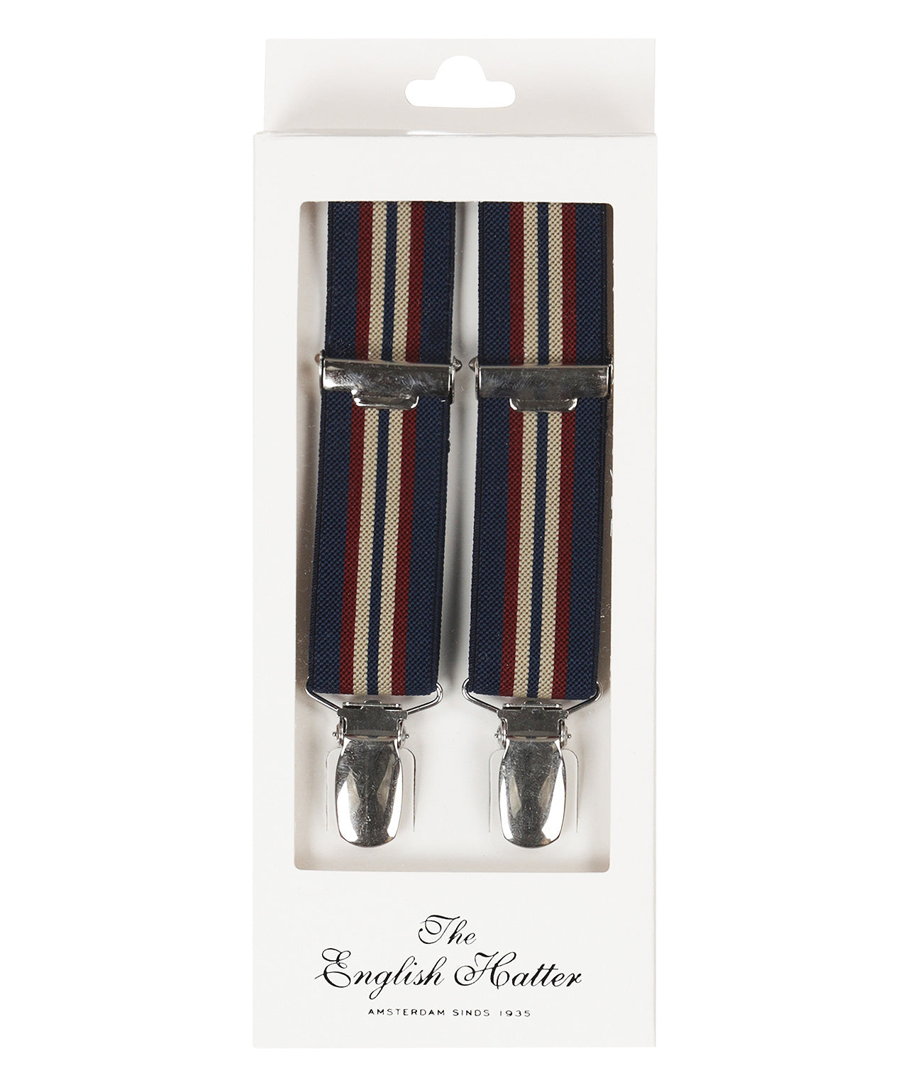 Narrow Braces with Clips | Blue