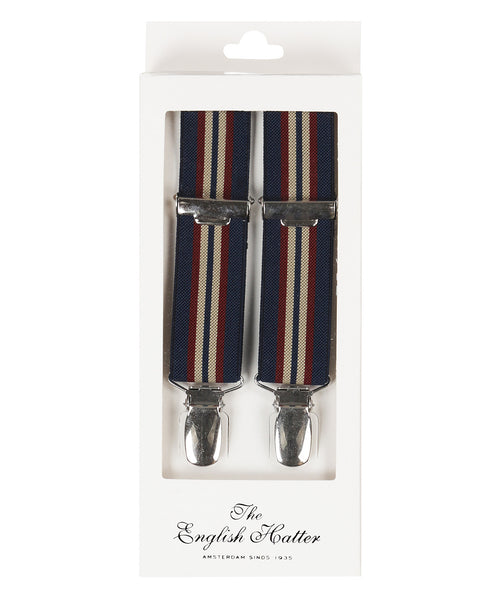 Smalle Bretels met clips | Blauw