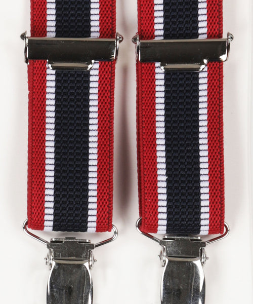 Smalle Bretels met clips | Rood