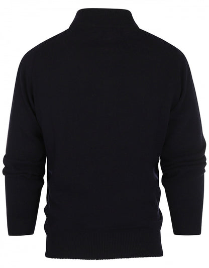 Pullover-Reißverschluss | Marineblau