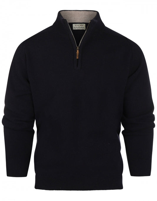 Pullover Rits | Navy/Cobble