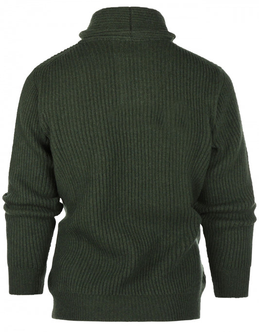William Lockie Pullover Shawl Collar | Rosemary