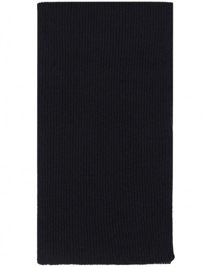 Cashmere Rib Sjaal | Navy Blauw