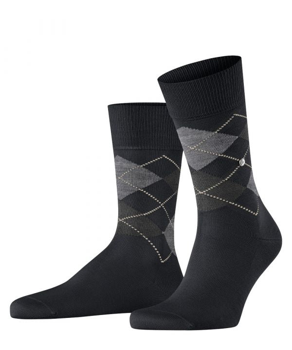 Manchester Herrensocken | Schwarz