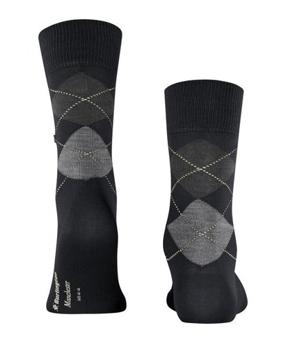 Manchester Herrensocken | Schwarz