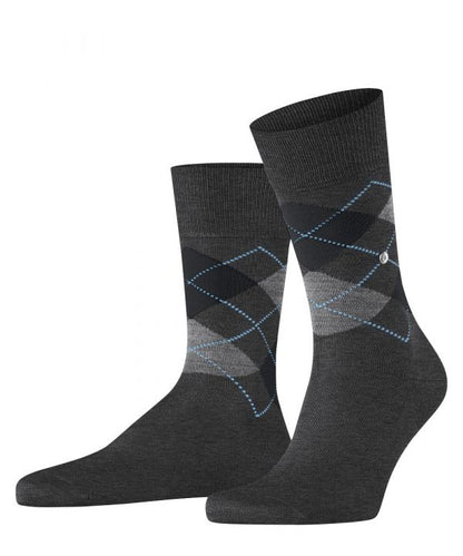 Manchester Herrensocken | Anthrazit Mel.