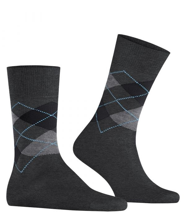 Manchester Herrensocken | Anthrazit Mel.