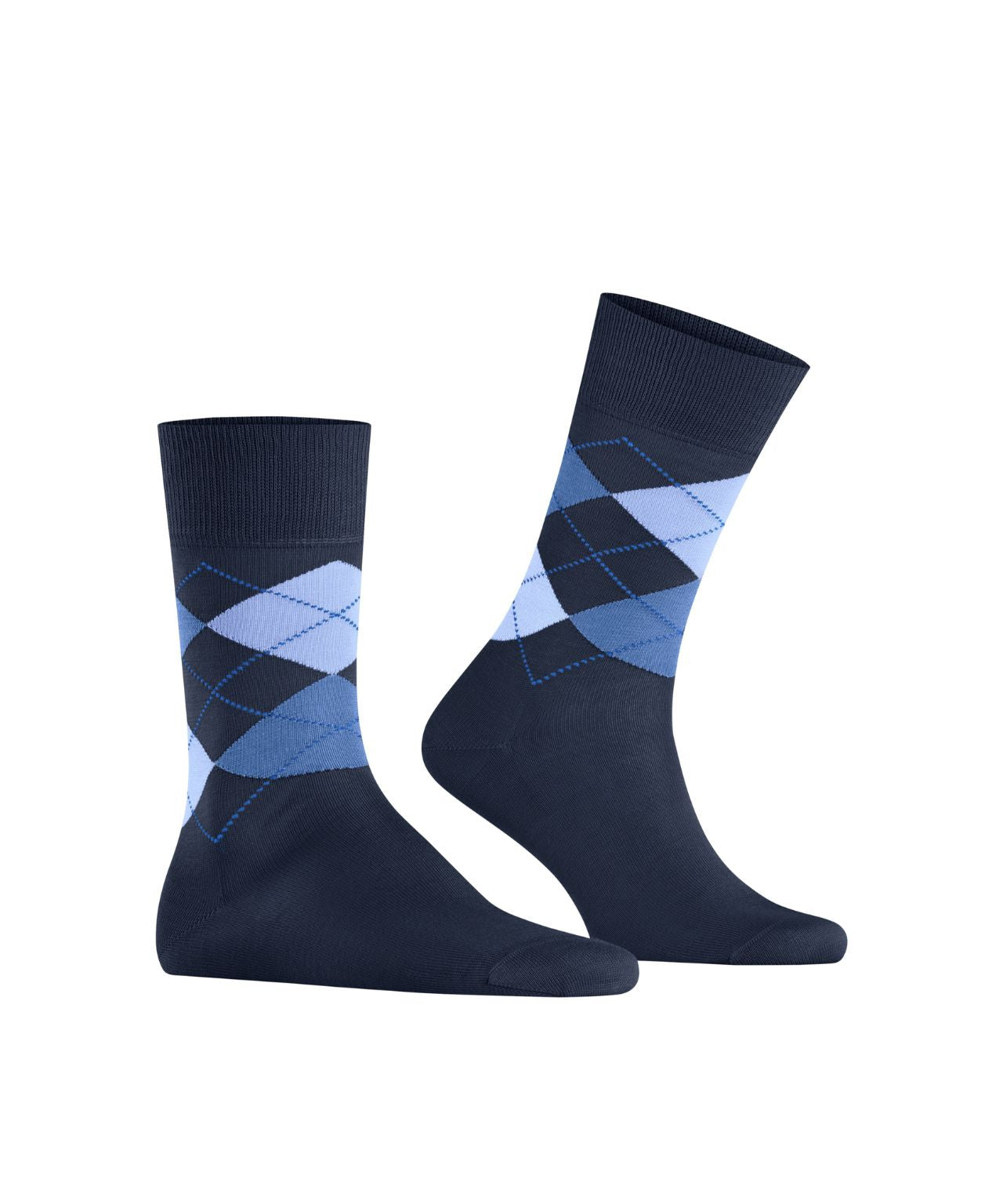 Sok Manchester Kort | Navy/Blue diamond check