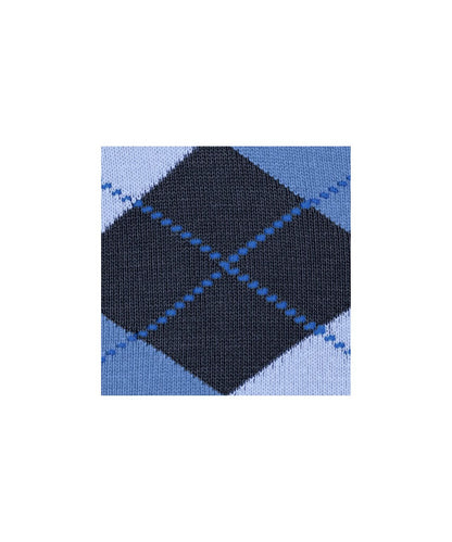 Sok Manchester Kort | Navy/Blue diamond check