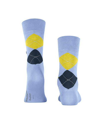 Manchester Herrensocken | Blau