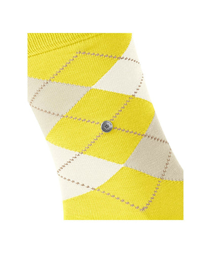 Sok Manchester Kort | Bright Yellow diamond check