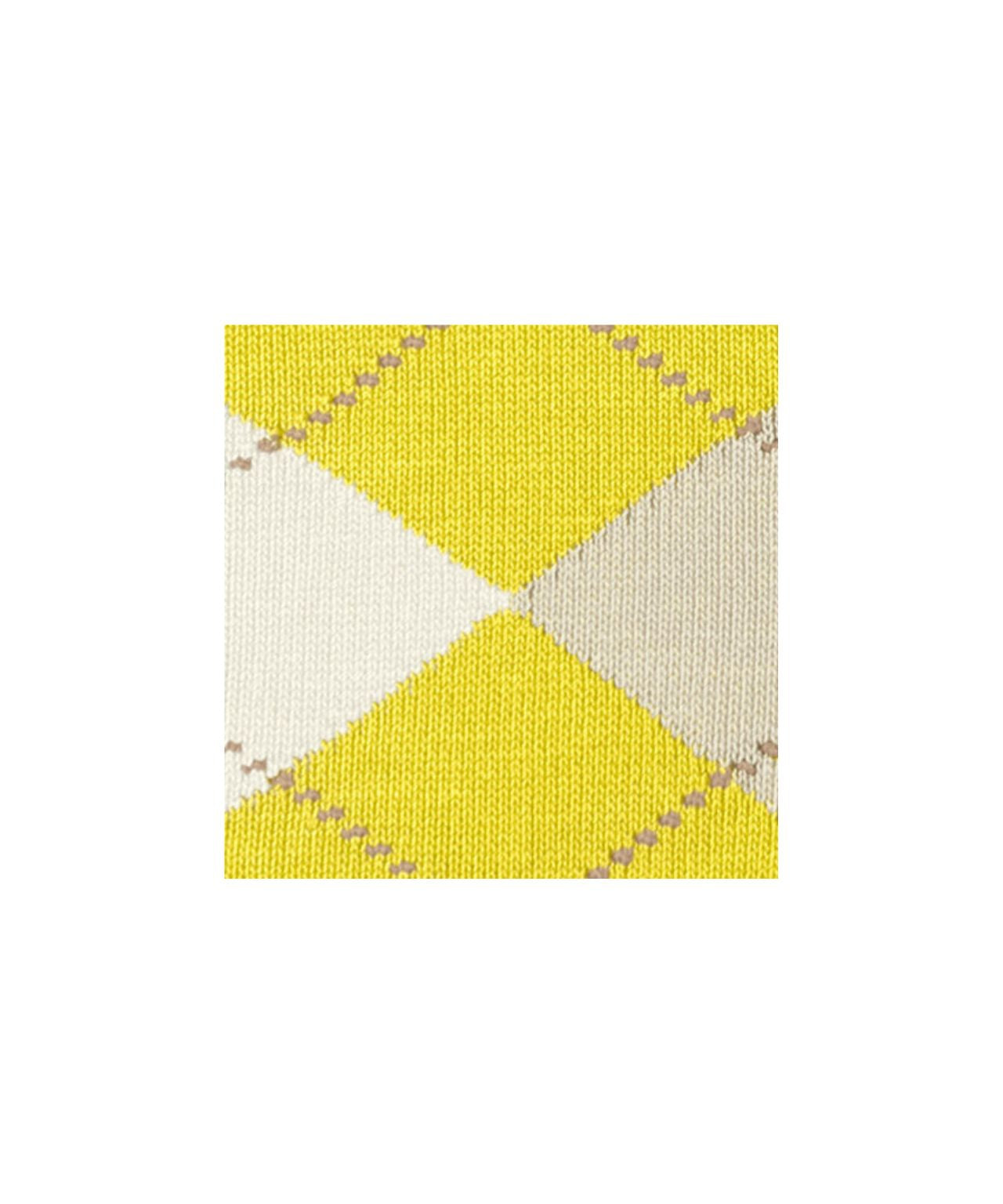 Sok Manchester Kort | Bright Yellow diamond check