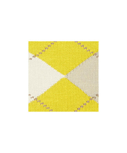 Sok Manchester Kort | Bright Yellow diamond check
